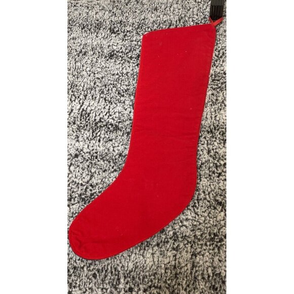 Vintage Noel‎ Snowman Rudolph Needlepoint Christmas Holiday Stocking Lined - Picture 4 of 6